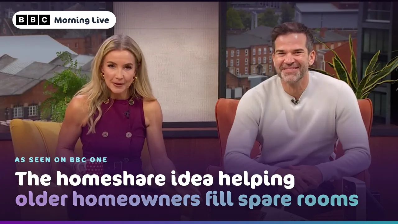 BBC Morning Live presenters introducing the hapipod homeshare feature